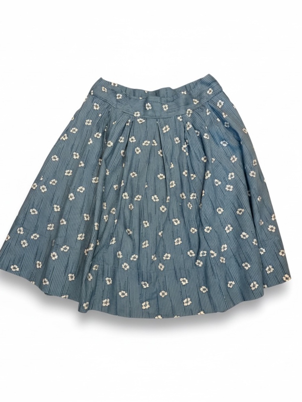 GAP Blue Floral Circle Skirt small